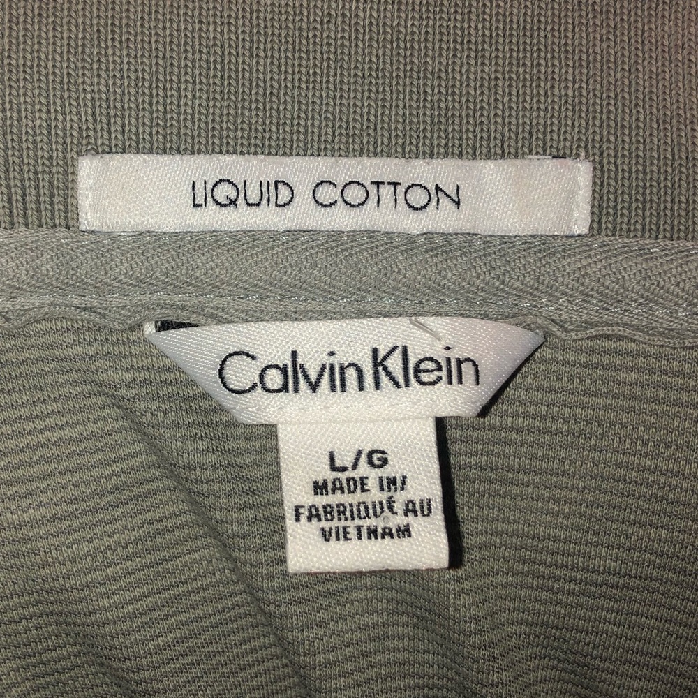 Men’s Calvin Klein Liquid Cotton Shirt. - Picture 4 of 4